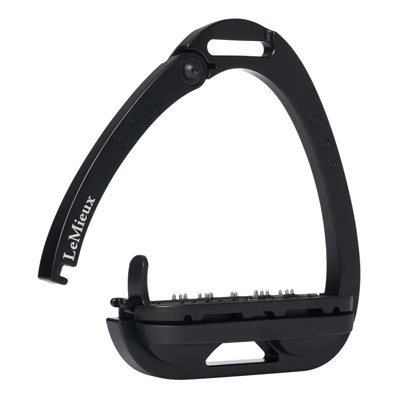 LeMieux Vector Balance Inclined Safety Stirrups - Black