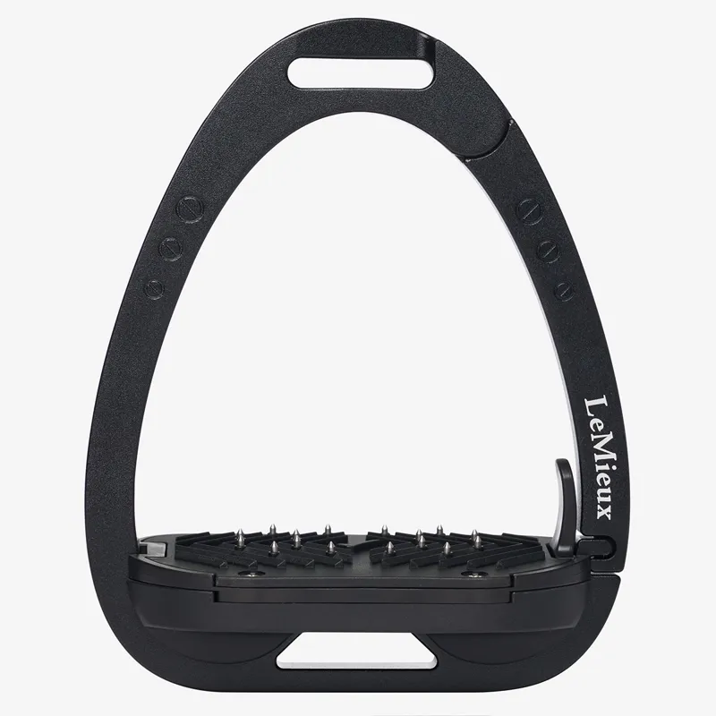 LeMieux Vector Balance Inclined Safety Stirrups - Black-4