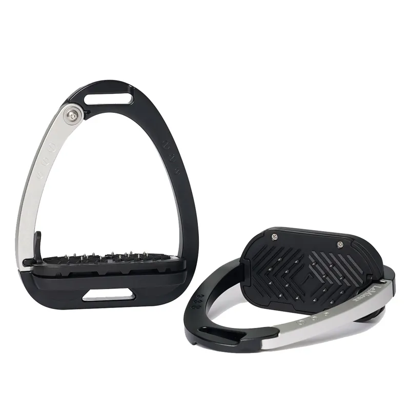 LeMieux Vector Balance Inclined Safety Stirrups - Black/Aluminium-1