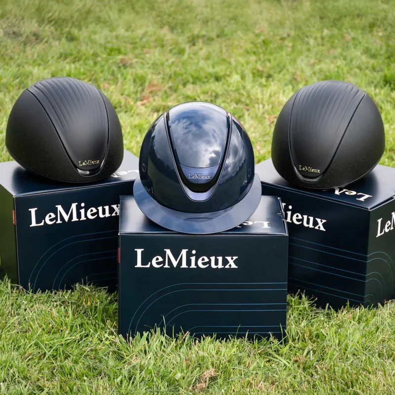 LeMieux Verv Competition Helmet - Gloss Navy-5