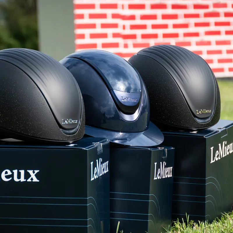 LeMieux Verv Competition Helmet - Gloss Navy - IN-STORE ONLY-8