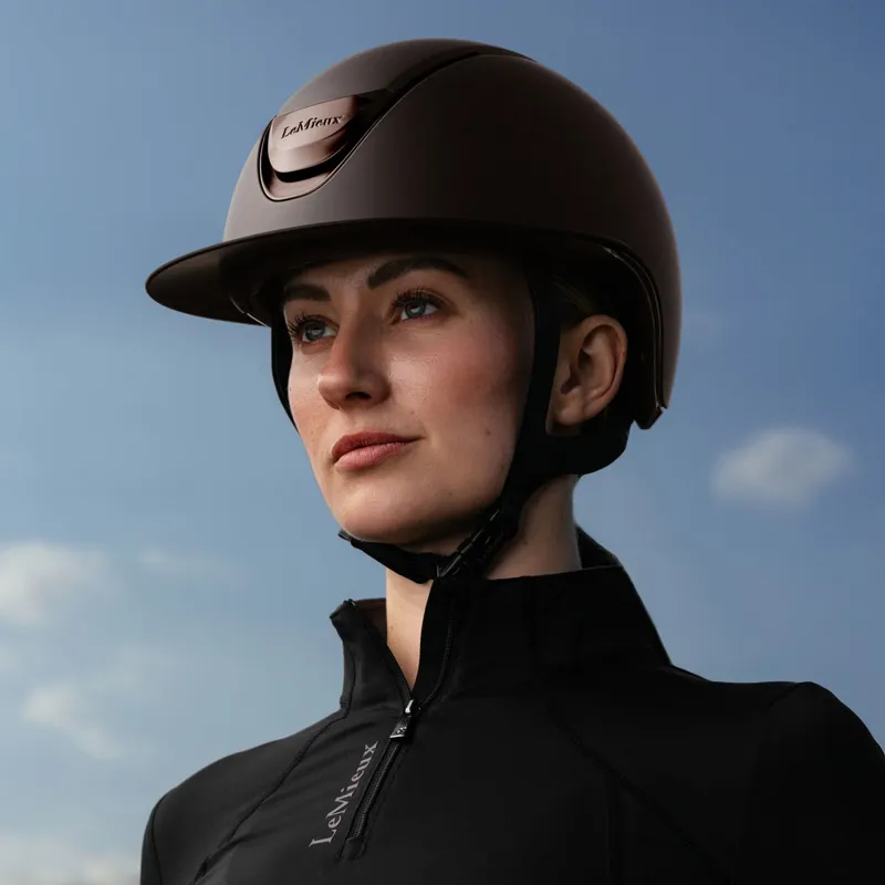 LeMieux Verv Competition Helmet - Matte Brown