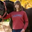 LeMieux Vida Varsity Crew Neck Womens Sweatshirt - Russet