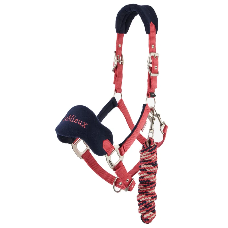 LeMieux Vogue Headcollar and Lead Rope Set - Cranberry