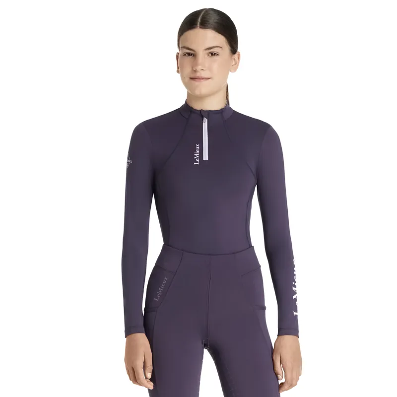 LeMieux Classique Young Rider Long Sleeve Base Layer - Juniper