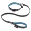 LeMieux Mini Puppy Toy Leather Collar and Lead Set - Ice Blue/Black