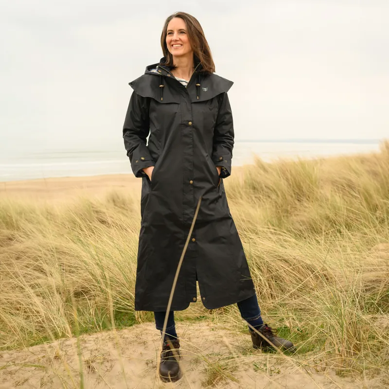Lighthouse Outback Ladies Full Length Waterproof Jacket - Black-1