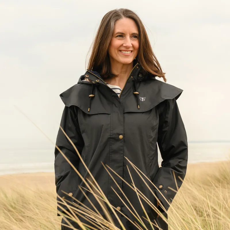 Lighthouse Outback Ladies Full Length Waterproof Jacket - Black-3