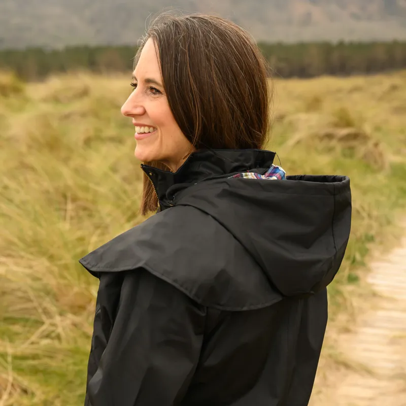 Lighthouse Outback Ladies Full Length Waterproof Jacket - Black-2