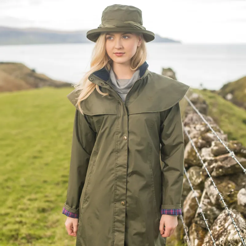 Lighthouse Outback Ladies Full Length Waterproof Jacket - Fern-1