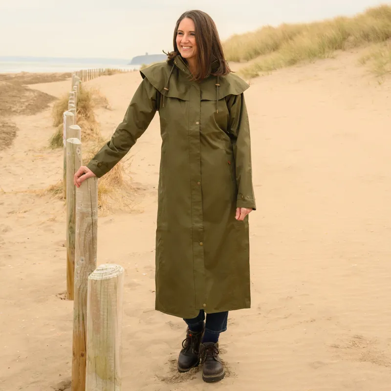 Lighthouse Outback Ladies Full Length Waterproof Jacket - Fern