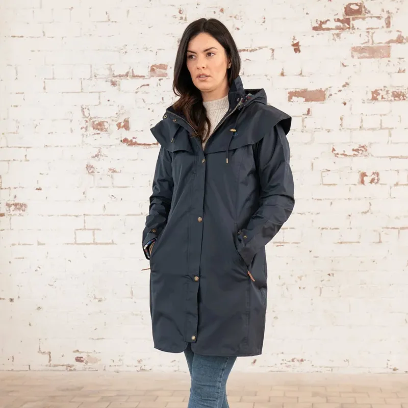 Lighthouse Outrider Ladies 3/4 Length Waterproof Jacket - Nightshade-3