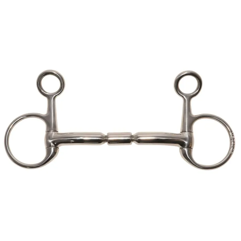 Metalab Elite Baucher Hanging Cheek Straight Bar Snaffle Bit