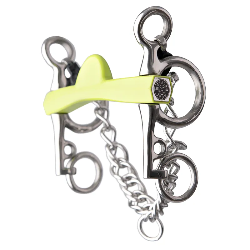 Metalab Flexi-Soft Half Moon Straight Bar Short Shank Pelham Bit-1