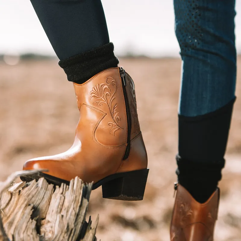 Mountain Horse Loretta Womens Western Boots - Tan-3