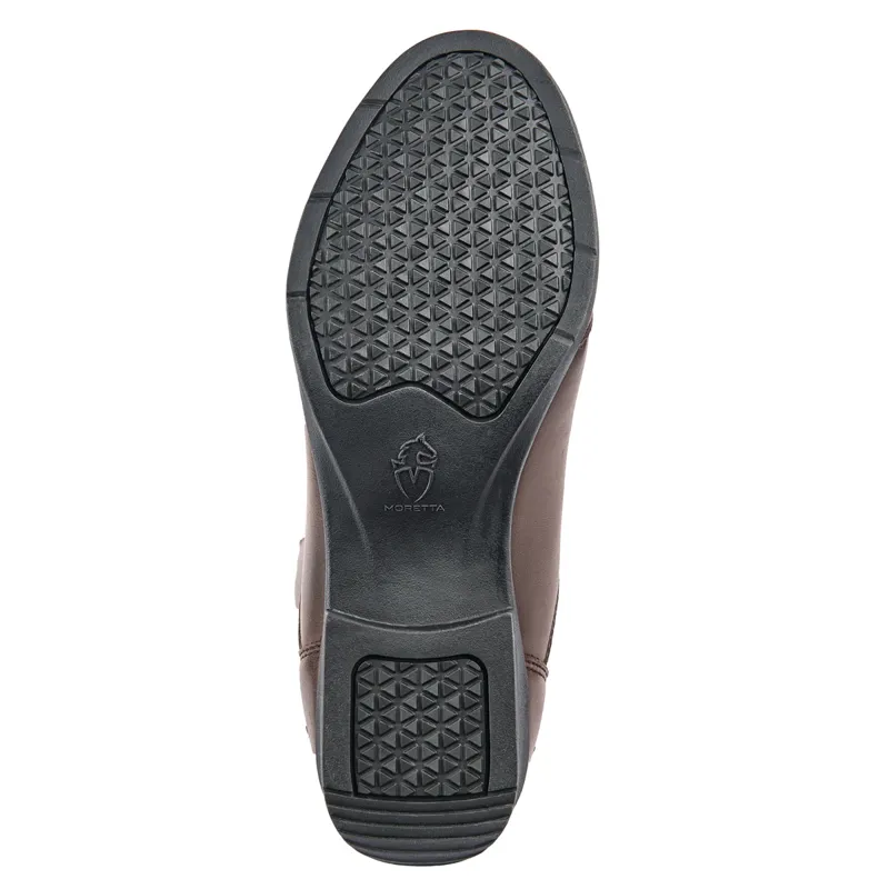 Moretta Alma Synthetic Junior Jodhpur Boots - Brown-1