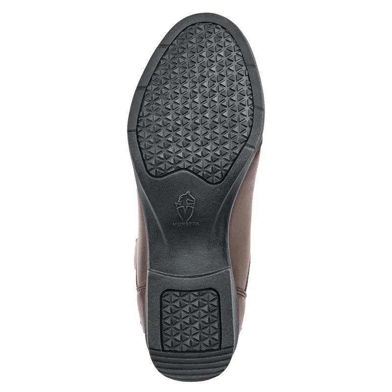 Moretta Rosetta Adults Paddock Boots - Brown-1