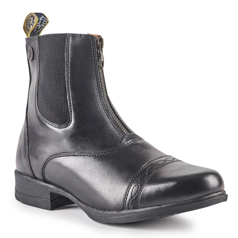 Moretta Rosetta Junior Paddock Boots - Black