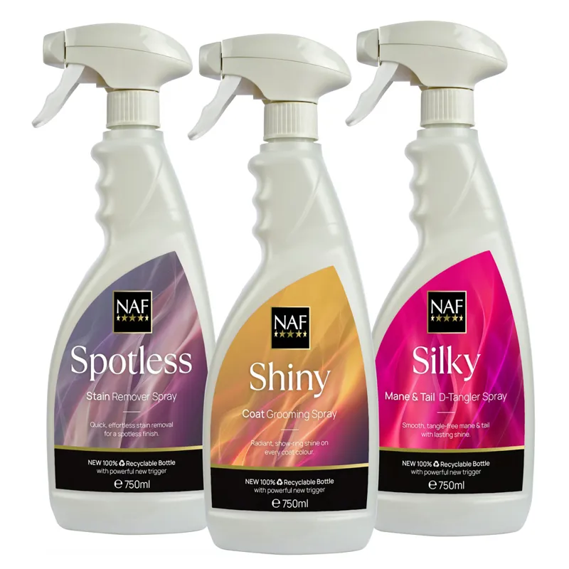 NAF Silky Spotless and Shiny Grooming Trio Bundle