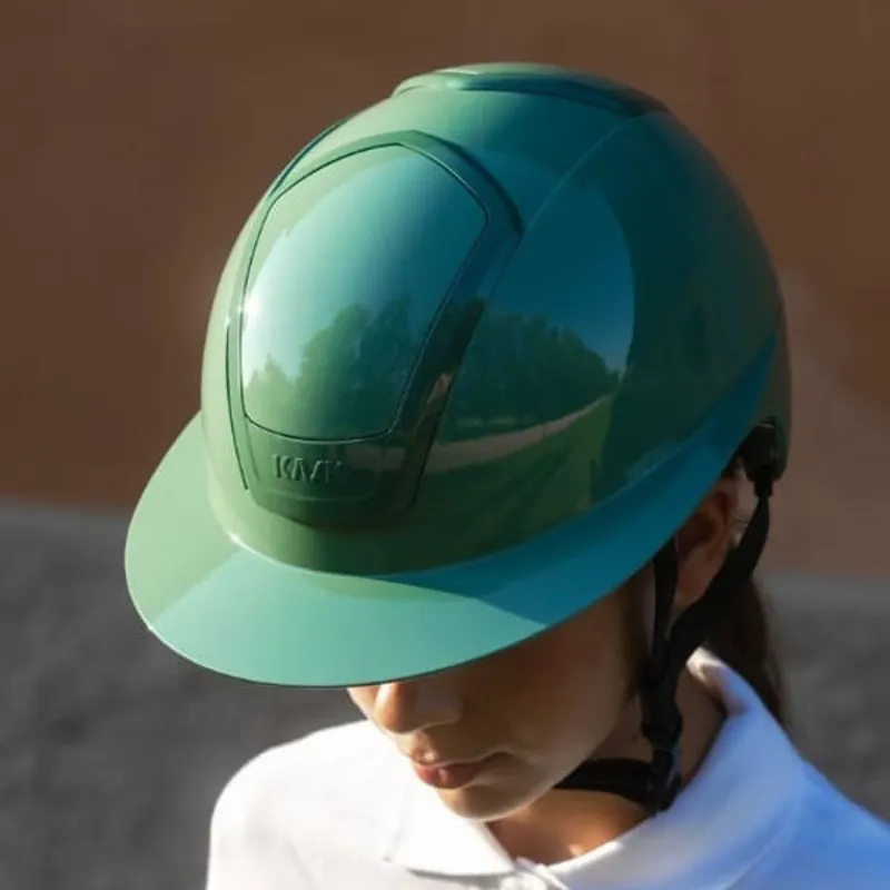 KASK Nemesi Wide Peak Shine Riding Hat - Mint Green Pre-Order-2