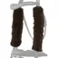 NuuMed Anti-Rub Wool Cheek Pieces/Rein Sleeves - Brown
