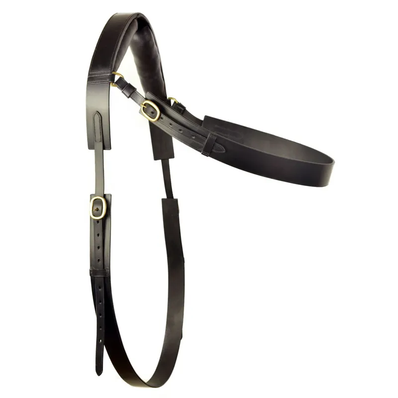 Dever Ascot Leather Paddock Roller - Brown