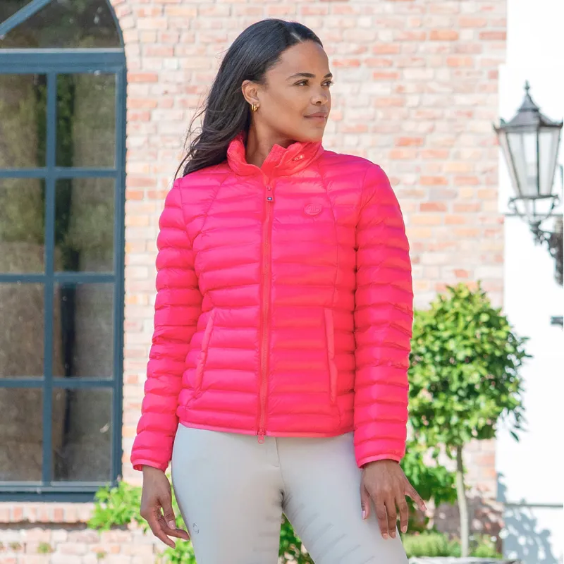 Pikeur Athleisure 1023 Womens Quilted Jacket - Raspberry Pink