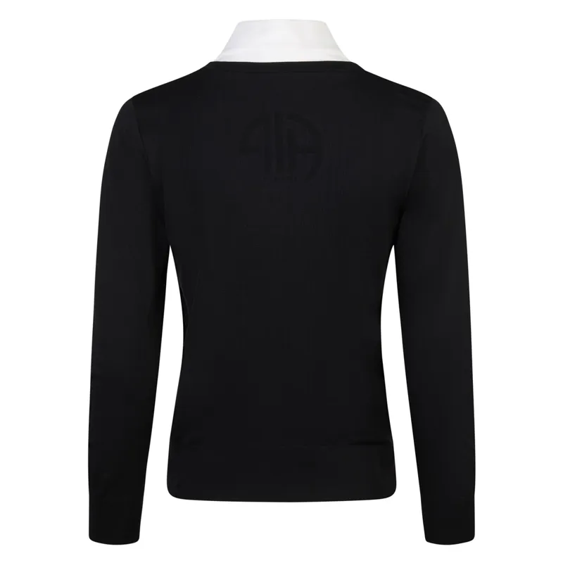 Pikeur Athleisure 8322 Womens 2-in-1 Show Shirt/Sweater - Black-2