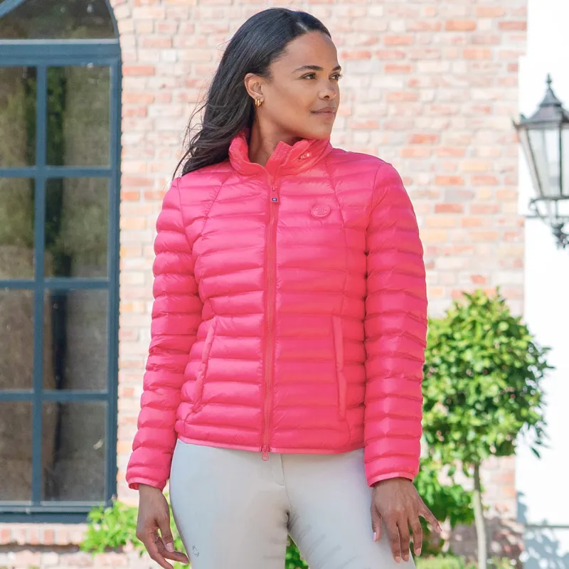 Pikeur Athleisure 1023 Womens Quilted Jacket - Raspberry Pink