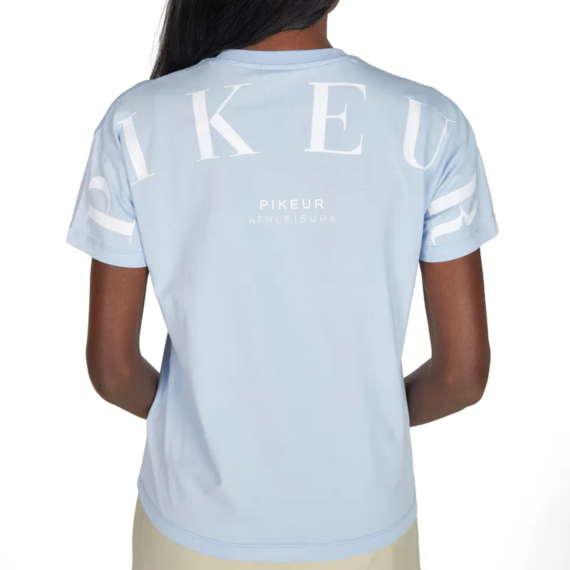 Pikeur Athleisure 1244 Womens Oversized T-Shirt - Azure Glow