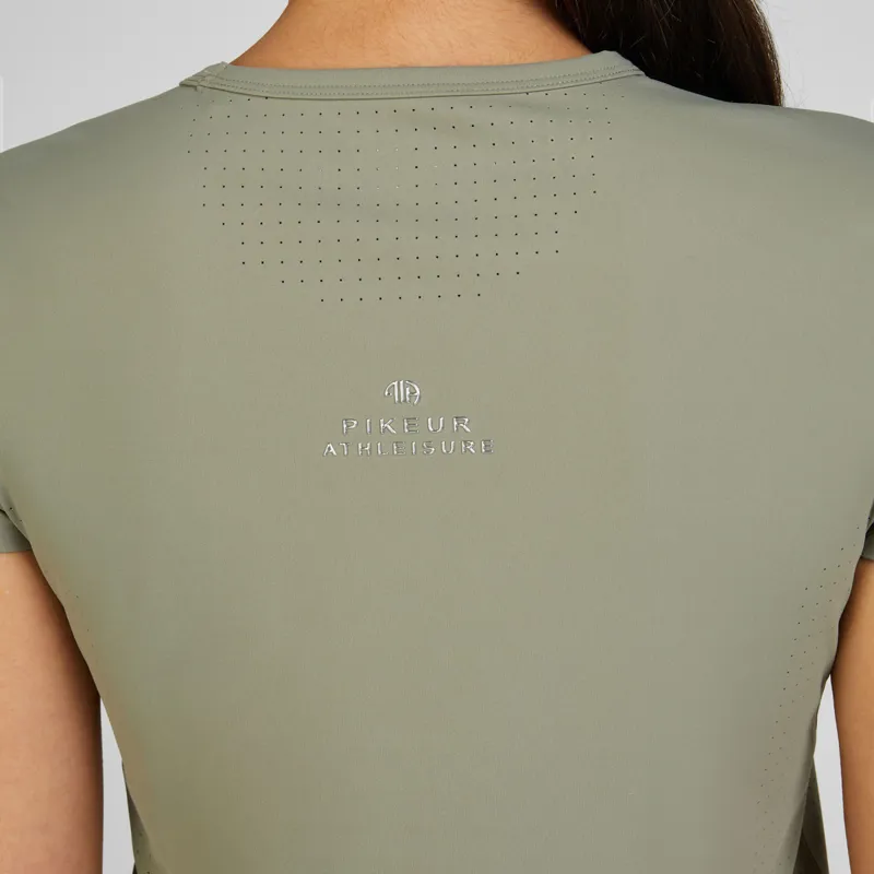 Pikeur Athleisure 7218 Ladies Functional Tee - Light Moos-3