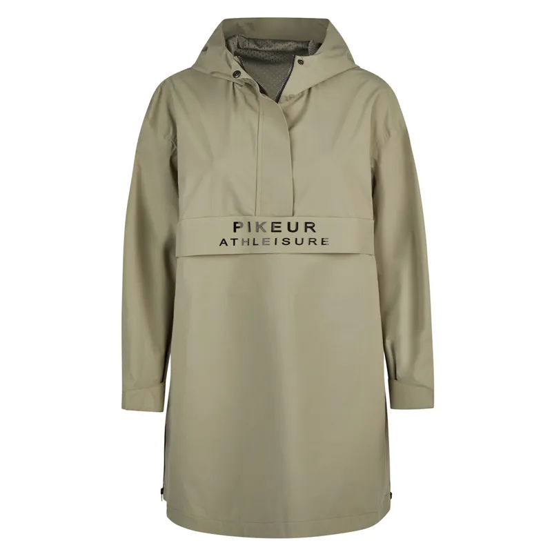 Pikeur Athleisure 1843 Waterproof Rain Poncho - Light Moos-1