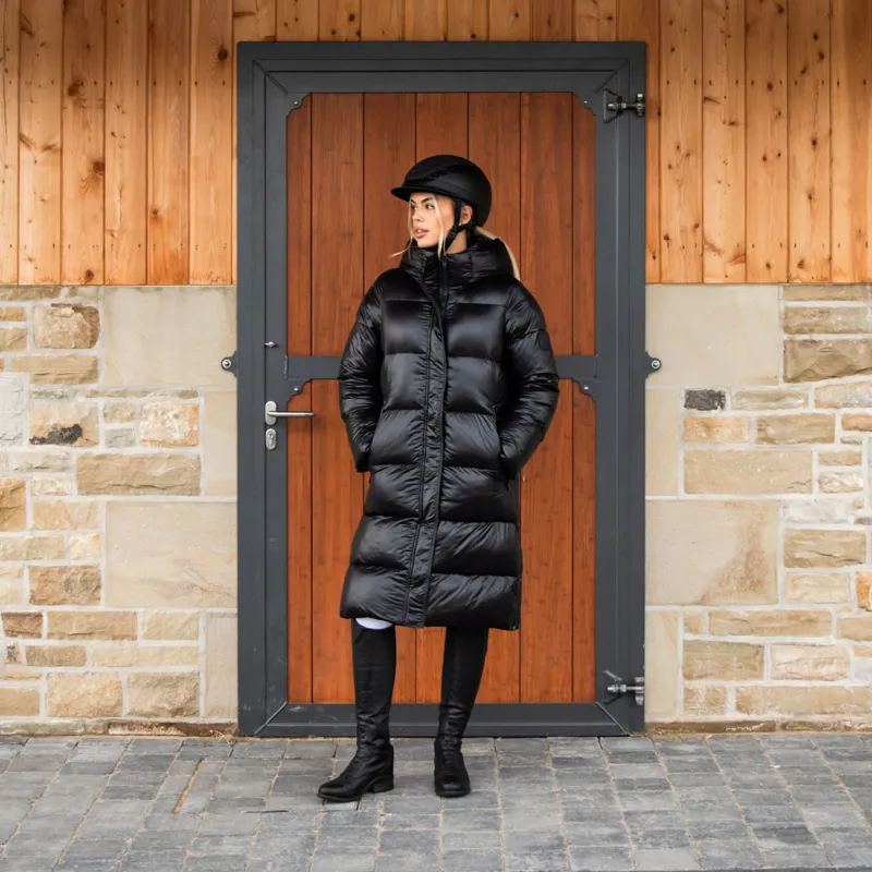 Pikeur Selection 8025 Womens Quilted Long Coat - Black-3