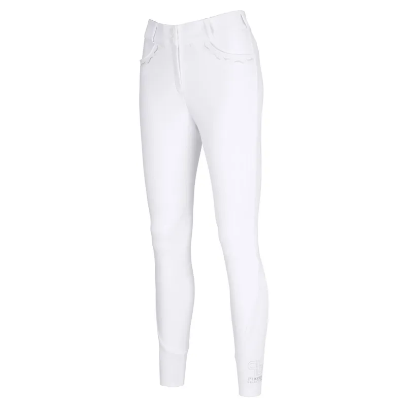 Pikeur Selection Ceelina SD Full Grip Competition Breeches - White