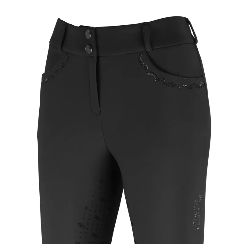 Pikeur Ceelina SD Full Grip Womens Winter Breeches - Black-2