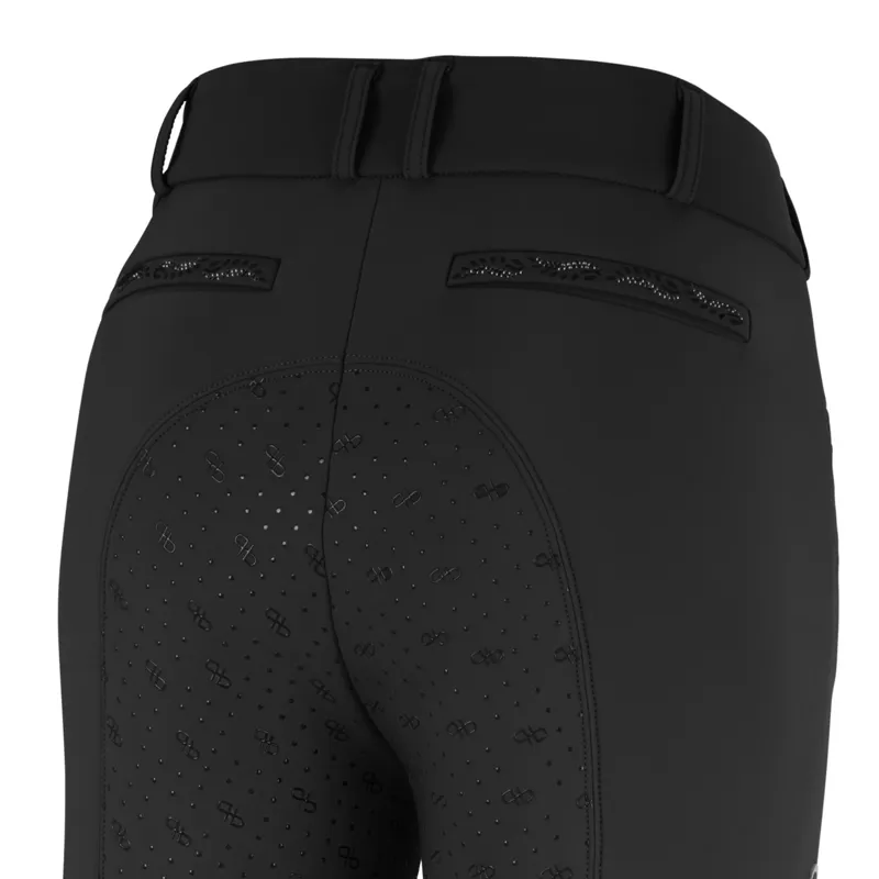 Pikeur Ceelina SD Full Grip Womens Winter Breeches - Black-3