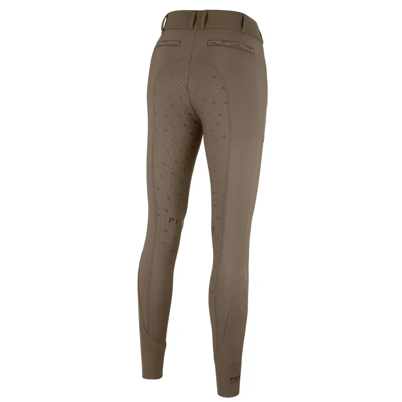 Pikeur Ceelina SD Full Grip Womens Winter Breeches - Slate Brown-2