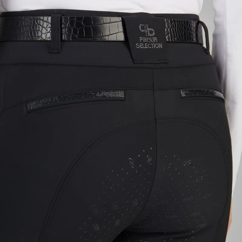 Pikeur Laure SD Full Grip Ladies FlexTech Breeches - Black-3