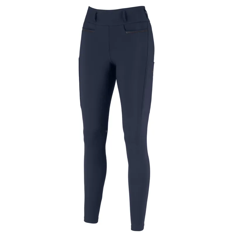 Pikeur Linnett SD Full Seat Womens Winter Riding Tights - Nightblue