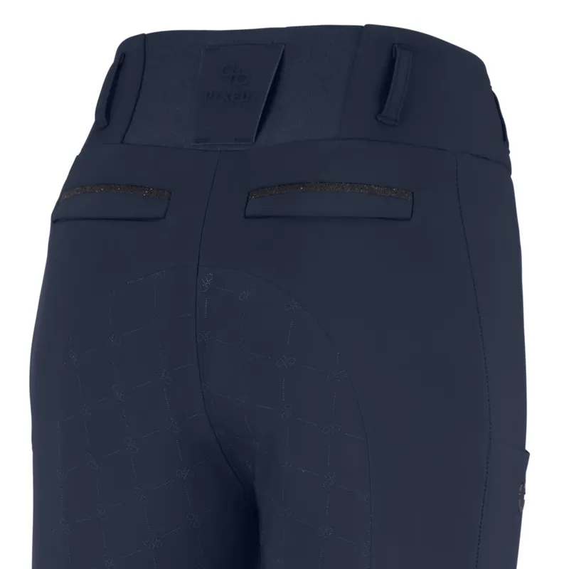 Pikeur Linnett SD Full Seat Womens Winter Riding Tights - Nightblue-4