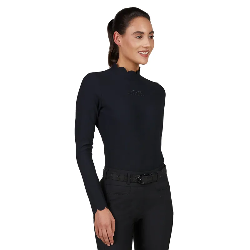 Pikeur Selection 8285 Rip Womens Shirt - Black