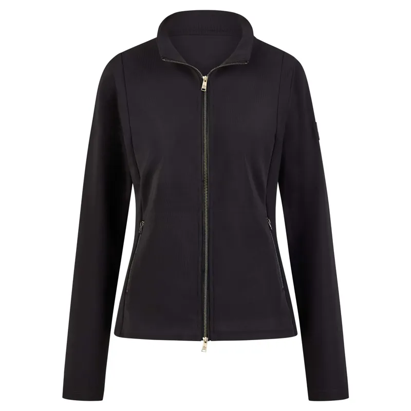 Pikeur Selection 7280 Zip Rip Ladies Jumper - Black-1