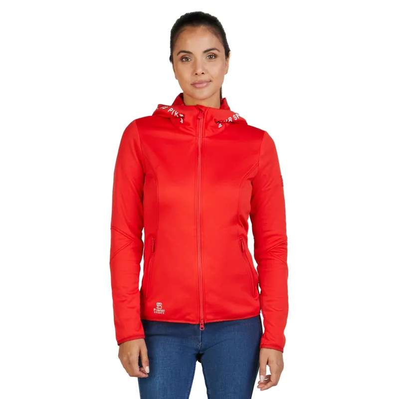 Pikeur Sports 7038 Ladies Summer Fleece Jacket - Red Flame