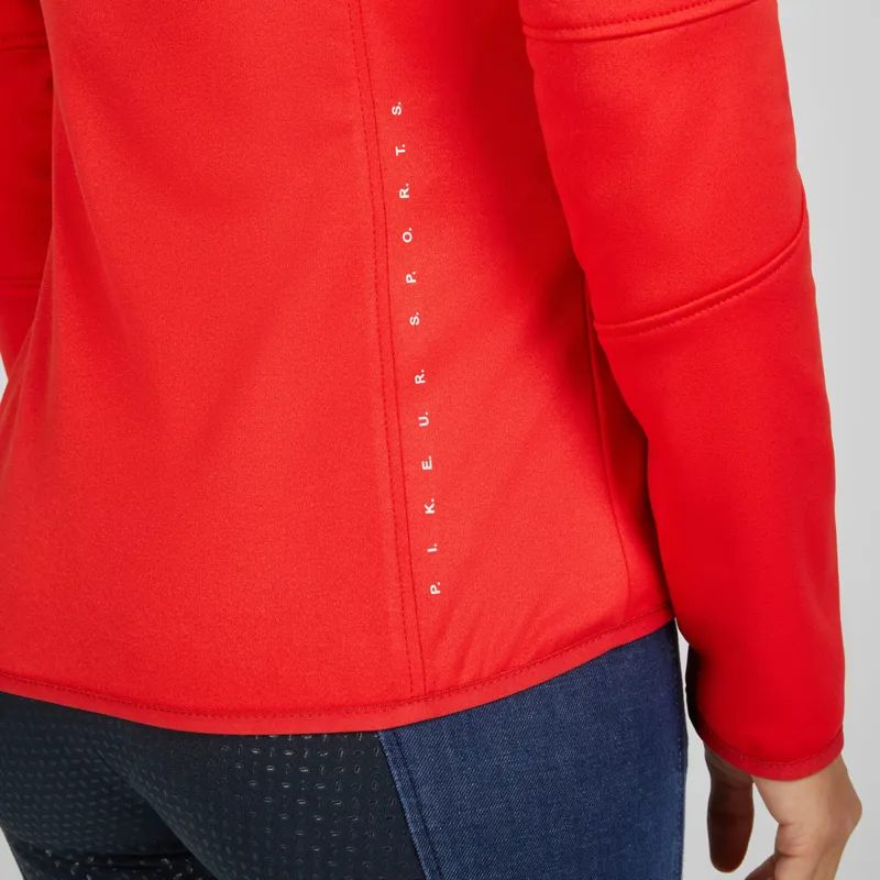 Pikeur Sports 7038 Ladies Summer Fleece Jacket - Red Flame-1