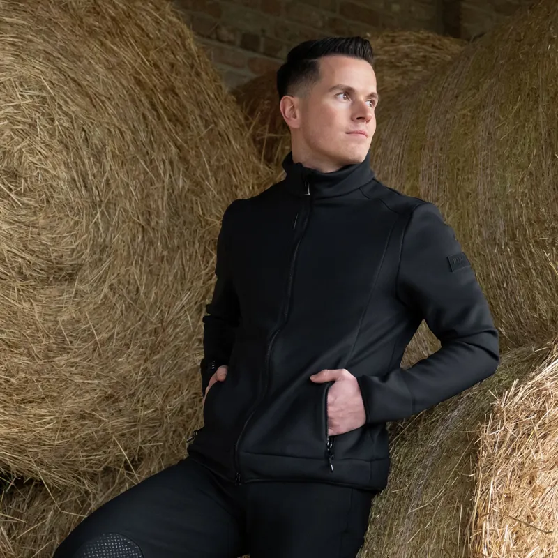 Pikeur Sports 8042 Functional Mens Fleece Jacket - Black-1