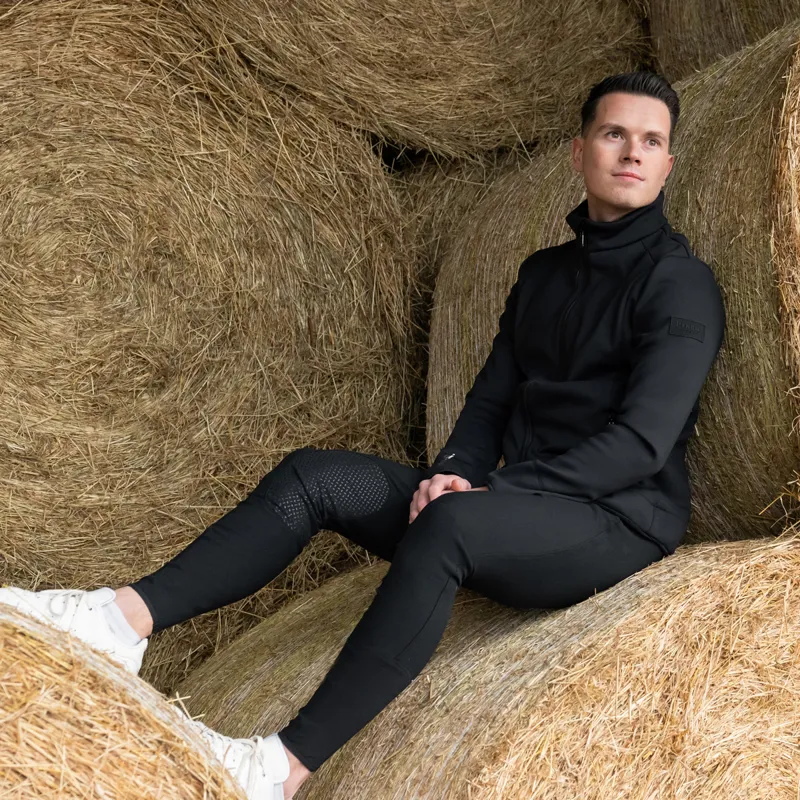 Pikeur Sports 8042 Functional Mens Fleece Jacket - Black-3