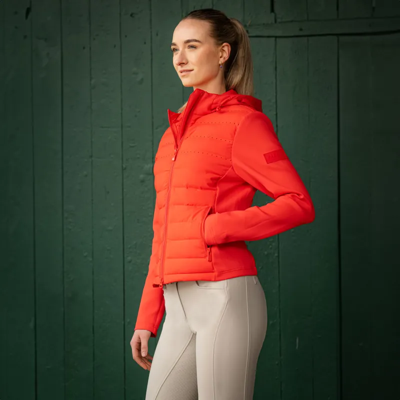 Pikeur Sports 7043 Ladies Hybrid Jacket - Red Flame-1