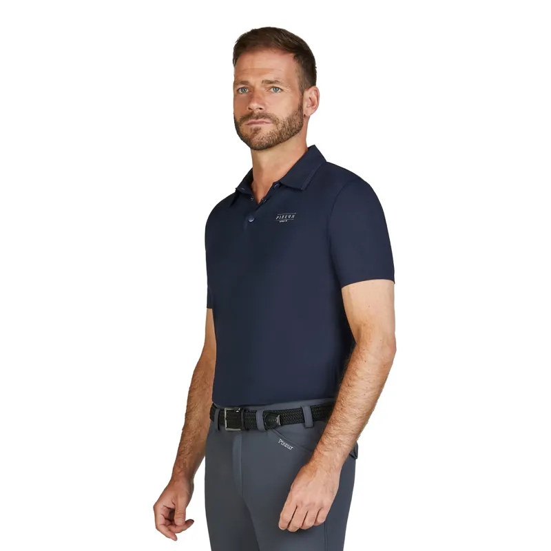 Pikeur Sports 7249 Mens Functional Polo Shirt - Nightblue