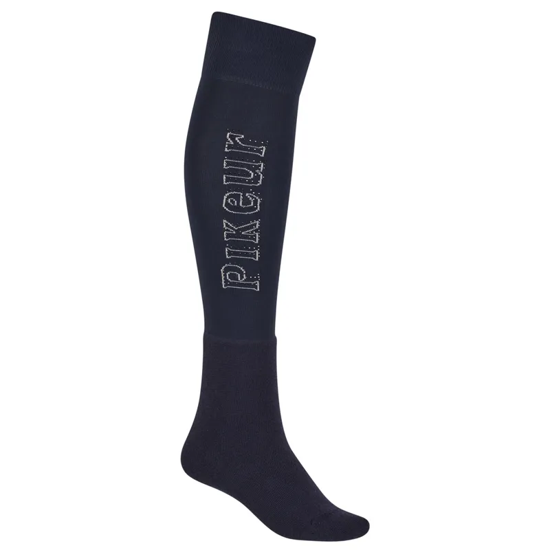 Pikeur Selection 8710 Wool-Mix Womens Tall Riding Socks - Nightblue