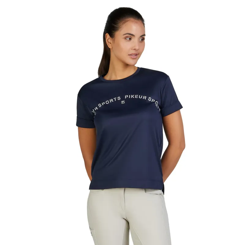 Pikeur Sports 7233 Ladies Functional T-Shirt - Nightblue